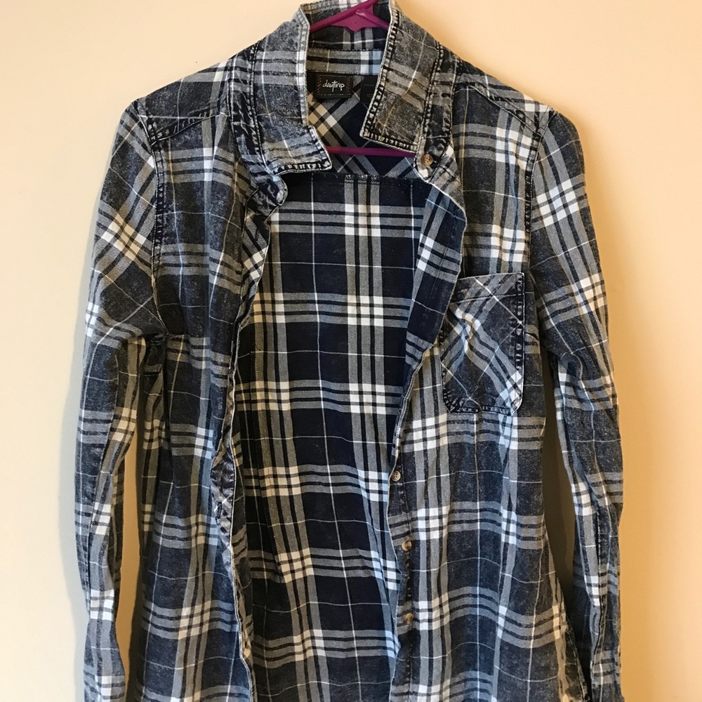 Daytrip acid wash button down